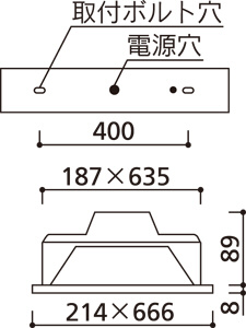 ODELIC オーデリック ベースライト XD266105C | 商品情報 | LED照明