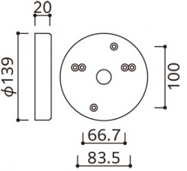 ODELIC ǥå 桦 PF284W ̿1