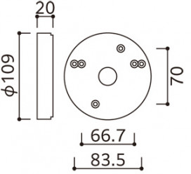 ODELIC ǥå 桦 PF285W ̿1