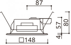 ODELIC ǥå 饤 OD361339BCR ̿5