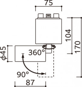 ODELIC �����ǥ�å� ���ݥåȥ饤�� OS256682NR �̿�5