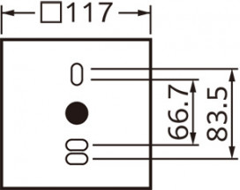 ODELIC �����ǥ�å� �֥饱�å� OB255276CR �̿�3