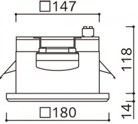ODELIC �����ǥ�å� ������饤�� OD301264BR1 �̿�5