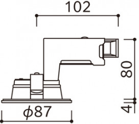 ODELIC �����ǥ�å� �������ƥꥢ�饤�� OD361023R �̿�2
