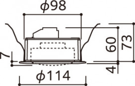 ODELIC �����ǥ�å� ������饤�� OD361234CR �̿�5