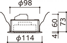 ODELIC �����ǥ�å� ������饤�� OD361234PR �̿�6