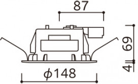 ODELIC �����ǥ�å� ������饤�� OD361236CR �̿�5