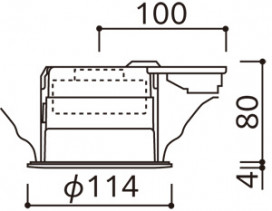 ODELIC �����ǥ�å� ������饤�� OD361417WDR �̿�5
