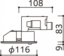 ODELIC �����ǥ�å� ������饤�� OD361649R �̿�5