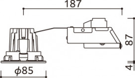 ODELIC �����ǥ�å� ������饤�� OD361739BR �̿�6