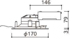 ODELIC �����ǥ�å� ������饤�� OE033009R �̿�2