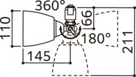 ODELIC �����ǥ�å� ���ݥåȥ饤�� OS256161NR �̿�5