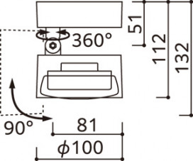ODELIC �����ǥ�å� ���ݥåȥ饤�� OS256573CR �̿�5