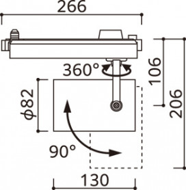 ODELIC �����ǥ�å� ���ݥåȥ饤�� XS511106R �̿�4