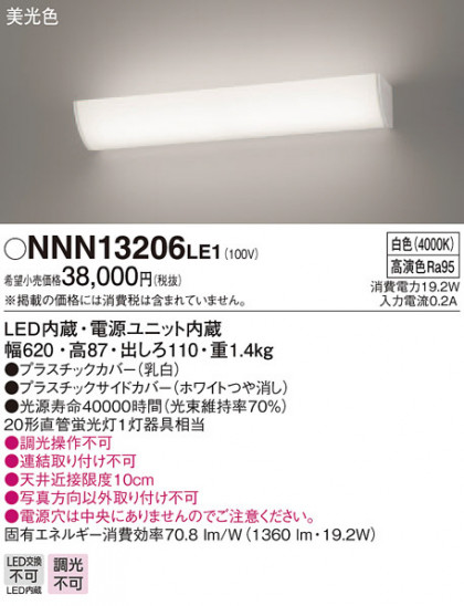 Panasonic Х롼饤 ֥饱å NNN13206LE1 ᥤ̿