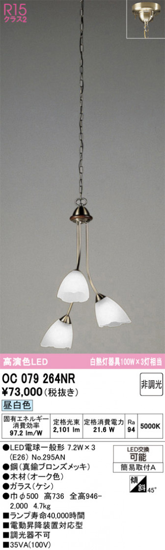 ODELIC �����ǥ�å� ��ȴ������ OC079264NR �ᥤ��̿�