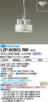 DAIKO ŵ ѥڥ LZP-60801NW