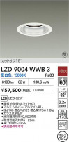 DAIKO ����ŵ� LED ������饤�� LZD-9004WWB3