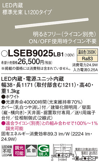 Panasonic ۲ LSEB9025LB1 ᥤ̿