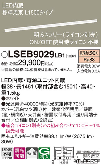 Panasonic ۲ LSEB9029LB1 ᥤ̿