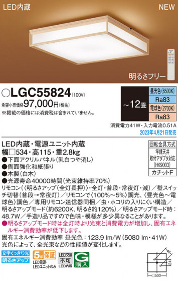 Panasonic ������󥰥饤�� LGC55824 �ᥤ��̿�
