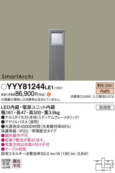 Panasonic ƥꥢ饤 YYY81244LE1 ᥤ̿