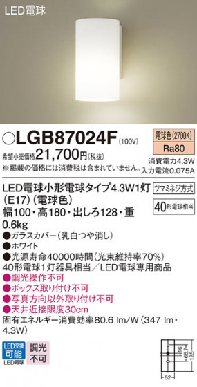 Panasonic �֥饱�å� LGB87024F �ᥤ��̿�