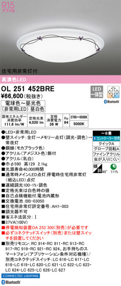 ODELIC ǥå 󥰥饤 OL251452BRE ᥤ̿