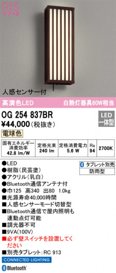 ODELIC ǥå ƥꥢ饤 OG254837BR ᥤ̿