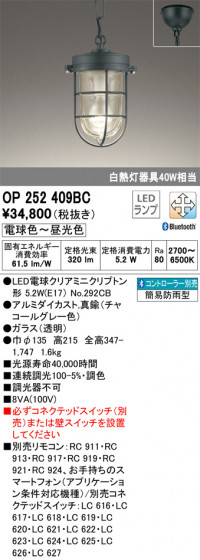 ODELIC �����ǥ�å� �ڥ����ȥ饤�� OP252409BC �ᥤ��̿�