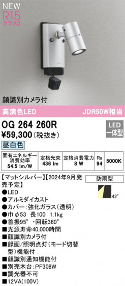 ODELIC ǥå LED ƥꥢ饤 OG264260R ᥤ̿