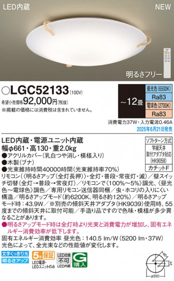 Panasonic ������󥰥饤�� LGC52133 �ᥤ��̿�
