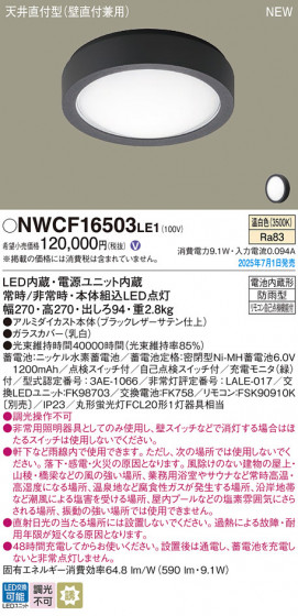 Panasonic ������󥰥饤�� NWCF16503LE1 �ᥤ��̿�