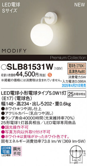 Panasonic �֥饱�å� SLB81531W �ᥤ��̿�