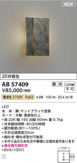 ���β��� Koizumi �������߾��� LED�����֥饱�å� AB57409