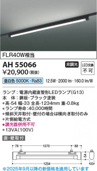 ���β��� Koizumi �������߾��� LED�١����饤�� AH55066