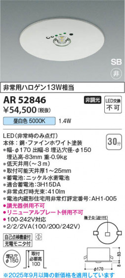 ���β��� Koizumi �������߾��� LED �ӷ������ AR52846