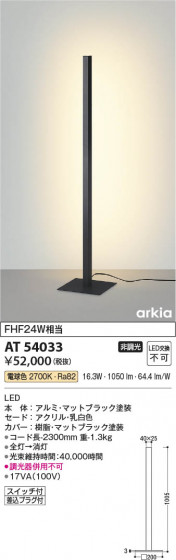 ���β��� Koizumi �������߾��� LED������� AT54033