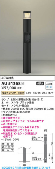 ���β��� Koizumi �������߾��� LED�����ǥ�饤�� AU51368