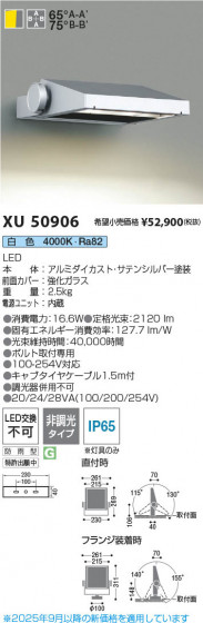 ���β��� Koizumi �������߾��� LED�������ƥꥢ�ե�åɥ饤�� XU50906