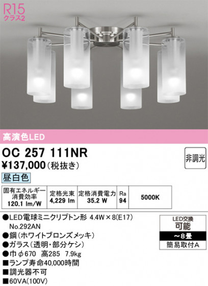 ODELIC �����ǥ�å� �����ǥꥢ OC257111NR �ᥤ��̿�