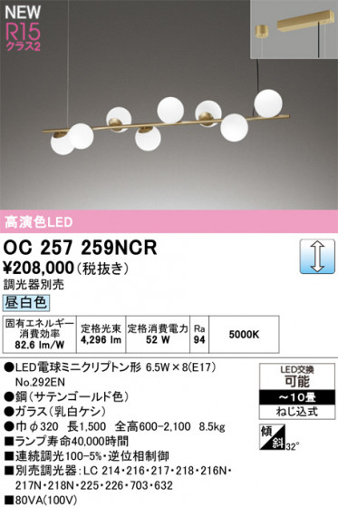 ODELIC �����ǥ�å� �����ǥꥢ OC257259NCR �ᥤ��̿�