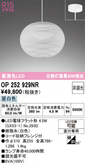 ODELIC �����ǥ�å� �����ڥ����ȥ饤�� OP252929NR �ᥤ��̿�