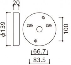 ODELIC ǥå 桦 PF284W ̿1