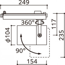 ODELIC �����ǥ�å� ���ݥåȥ饤�� XS513181BC �̿�5