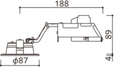 ODELIC ǥå 饤 OD361403BCR ̿5