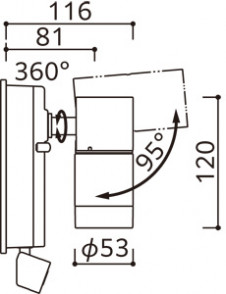 ODELIC ǥå LED ƥꥢ饤 OG264225R ̿5