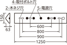 ODELIC ǥå LED ١饤 XL551718R ̿3