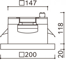 ODELIC �����ǥ�å� ������饤�� OD301263WR �̿�5