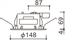 ODELIC �����ǥ�å� ������饤�� OD361235CR �̿�5